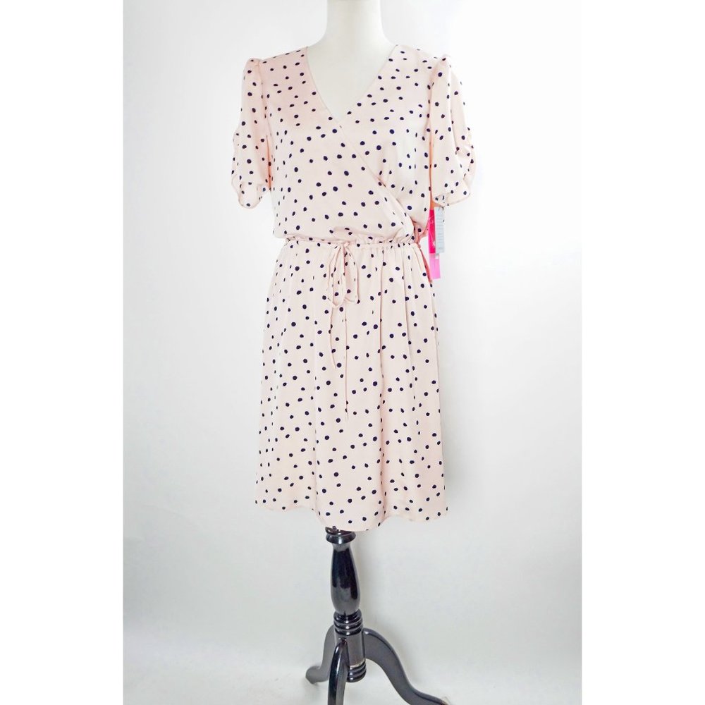 New Betsy Johnson Dress Pink, Polka Dots